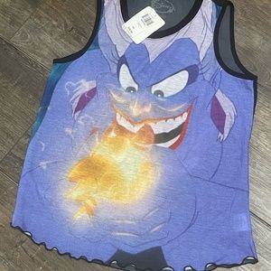 Disney Ursula NWT Disneyland Tank Top Little Mermaid Shirt Size Medium